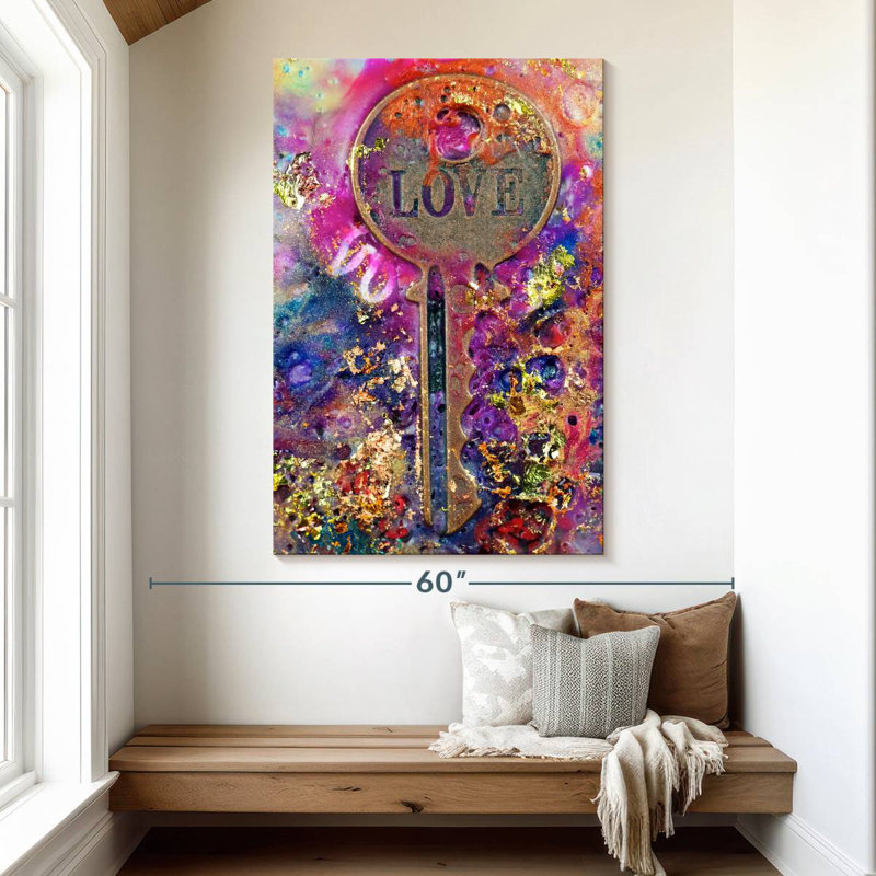 Hardie Key, 51" H x 34" W