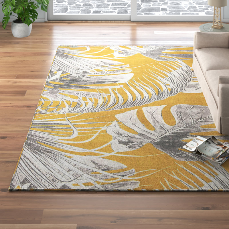 Adalheida Floral Indoor Rug, Rectangle 5'3" x 7'10"