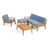 Teak Frame/Blue Cushion is out of stock