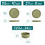 Stoneware Dinnerware - Service for 4-126056141
