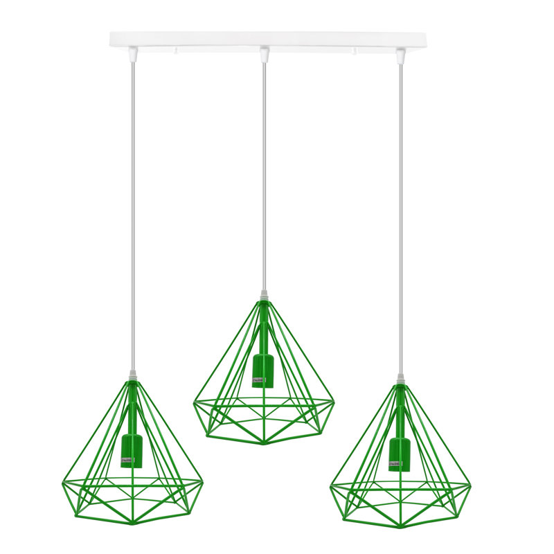 Tooborac 3 - Light White Pendant, No, Green