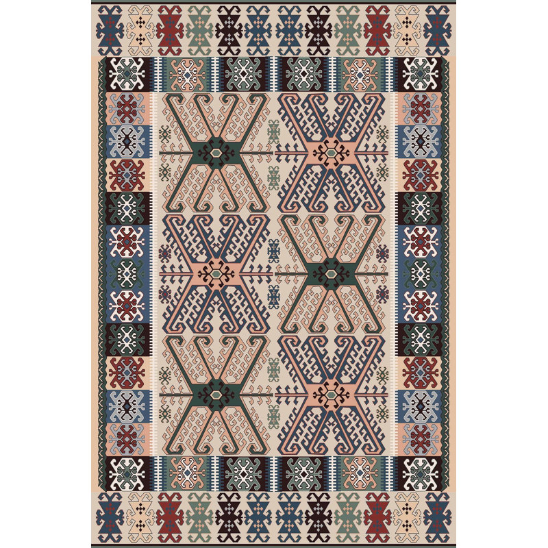 Premium Hall Carpet (3.3 x 6.6 ft), 100% Polyester, 0.3 in Pile Height | Antibacterial, Non-Slip PVC Dot Underside, 650 g/m² | Durable Woven Design, 3D Digital Printing, Machine Washable, Ideal for Home Décor