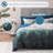 Nerissa Luxury 100% Long Staple Cotton Mountain Duvet Cover – Blue Green Gradient Forest Print, OEKO-TEX Certified, Silky Sateen Weave for Dreamy Comfort-1015591148