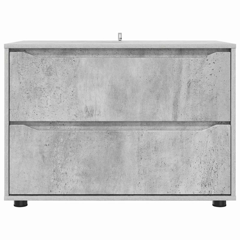 80cm W Chest of Drawers, Concrete Grey