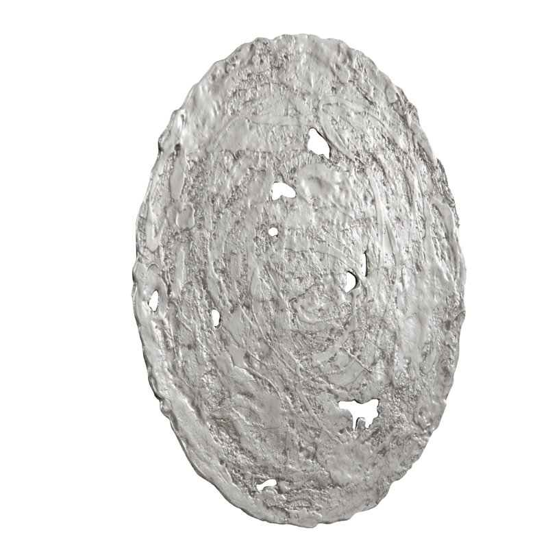 Molten Wall Décor, Silver