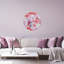 Maracuya Berry Abstract Round Acrylic Art by Oliver Gal-1935998900