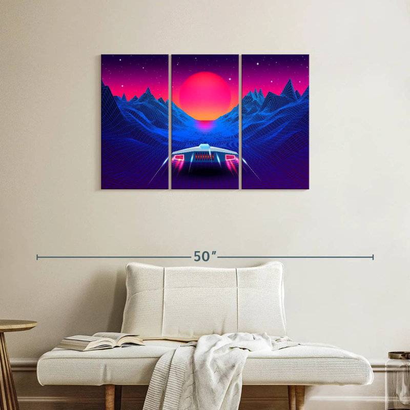 Kelan Synthwave Adventure, 24" H x 38" W