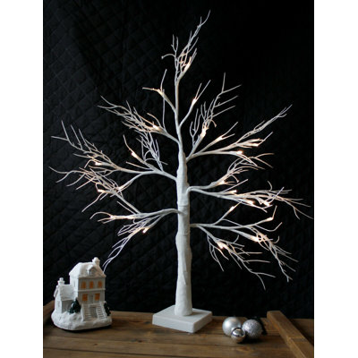 1.97' H Lighted Artificial Cedar Christmas Tree