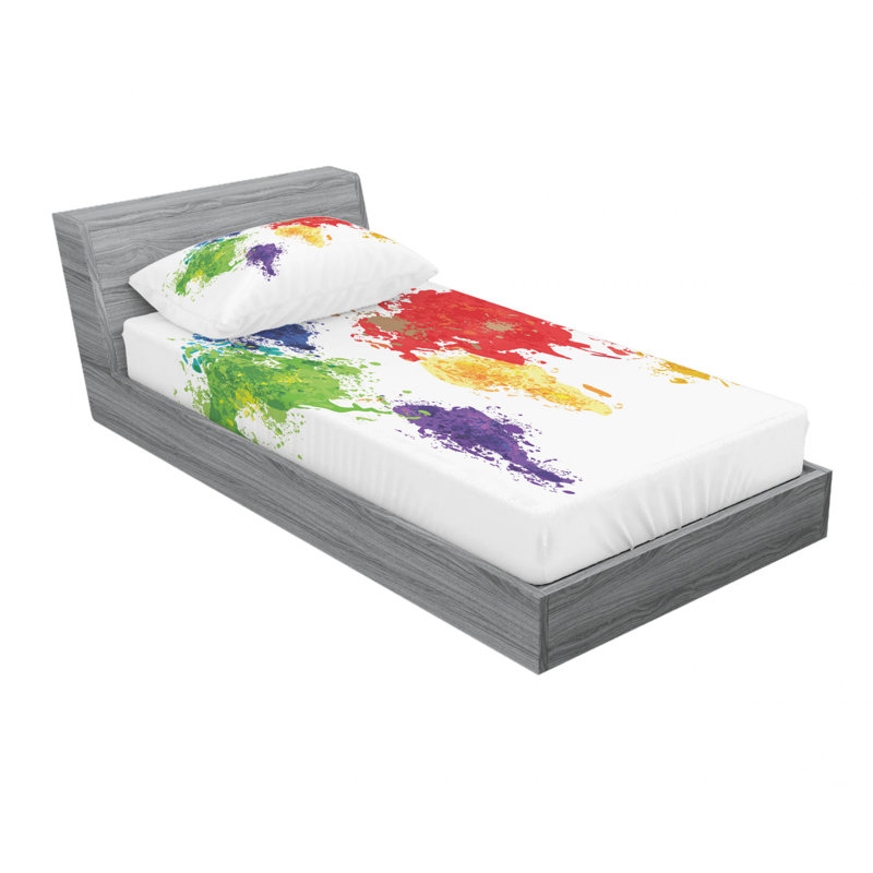 Microfiber Sheet Set, Twin XL Sheet Set with Fitted Sheet