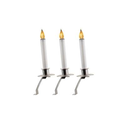 Unscented Flameless Candle with Metal Holder