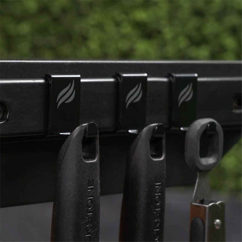 Blackstone Side Shelf Rail Accessory with Tool Hooks