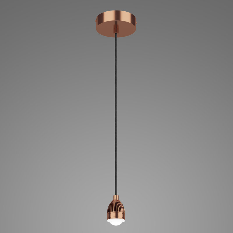 Casper 1 - Light LED Bell Pendant, Copper