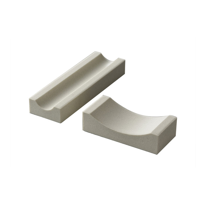 Crochet 1.06 in. x 3.43 in. Basketweave Ceramic Tile, White