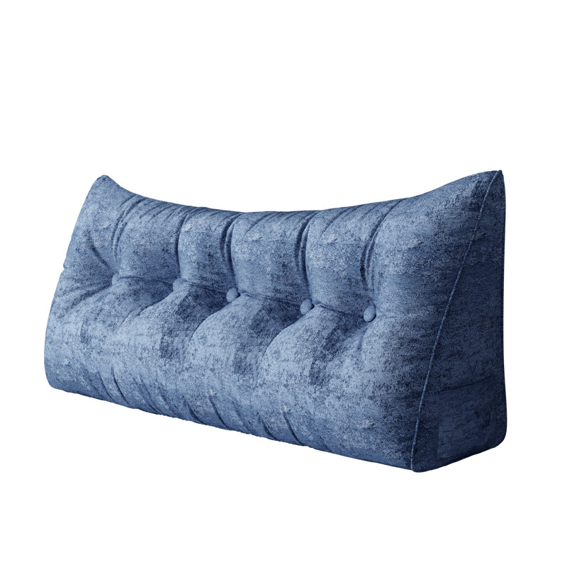 Coussin de lecture confortable, Grand lit, Couleur unie, Rose clair