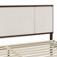 Lit plateforme en bois avec base tapissier Martha Stewart Jett-97967480-97967479