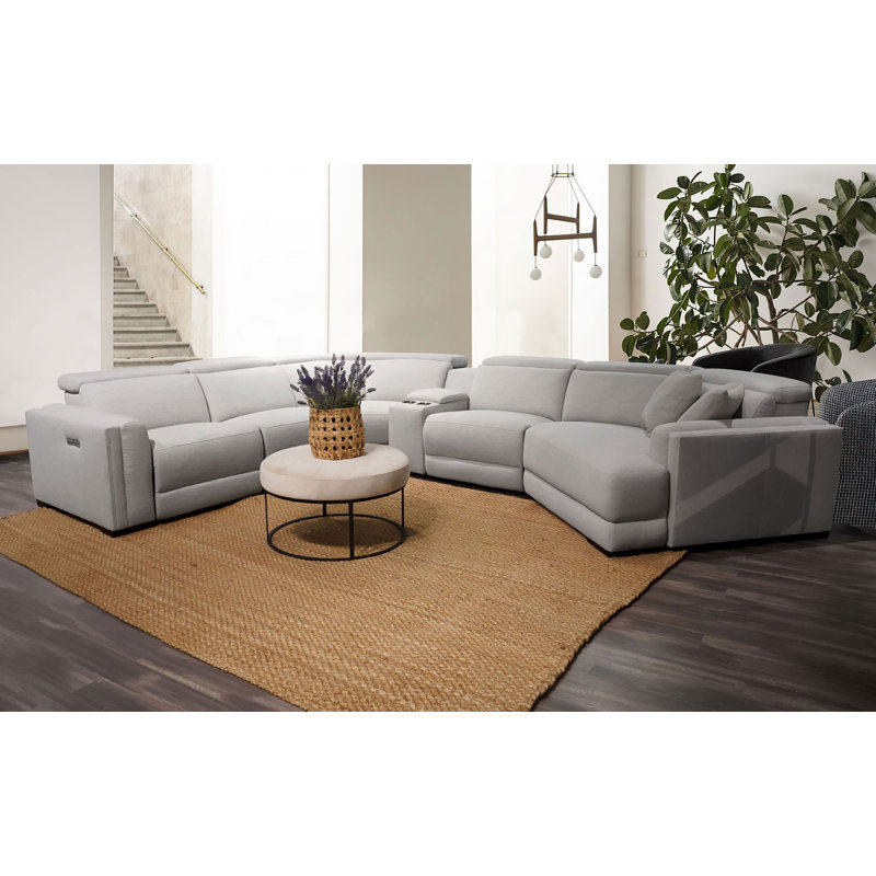 Upholstered Power Reclining U-Shaped Sectional