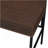 Verster Oak  Black Finish Writing Desk W/USB-1122605873