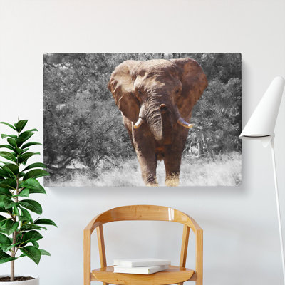 Elephant Vol.1 Painting - Wrapped Canvas Print