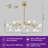 Burness 18-Light Crystal Chandelier-1437912807