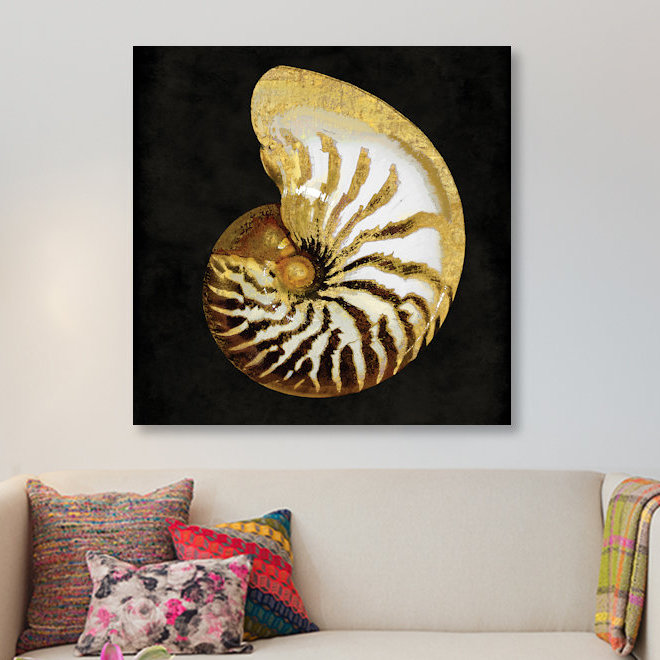 « golden ocean gemmes ii », impression sur toile, H 12 po x l 12 po x P 0,75 po