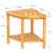 15.8'' W Wood Shower Bench-923991653