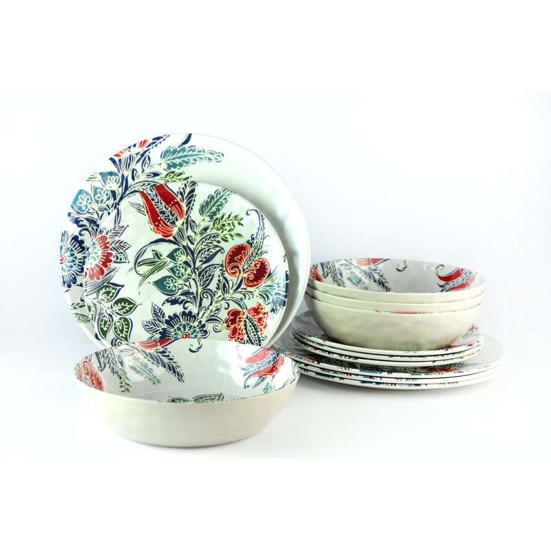 Ismael Melamine Dinnerware - Service for 4
