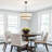 5-light White Fabric Drum Chandelier-832805266