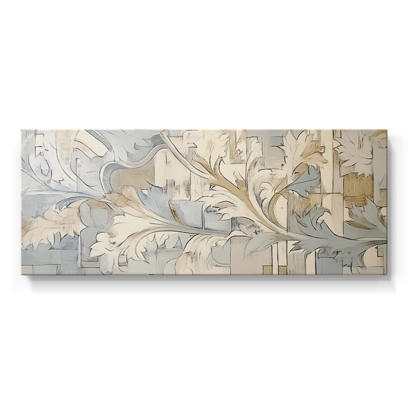 Série abstraite - XXVI - Toile tendue avec châssis - Prêt à accrocher, H 12 po x l 30 po