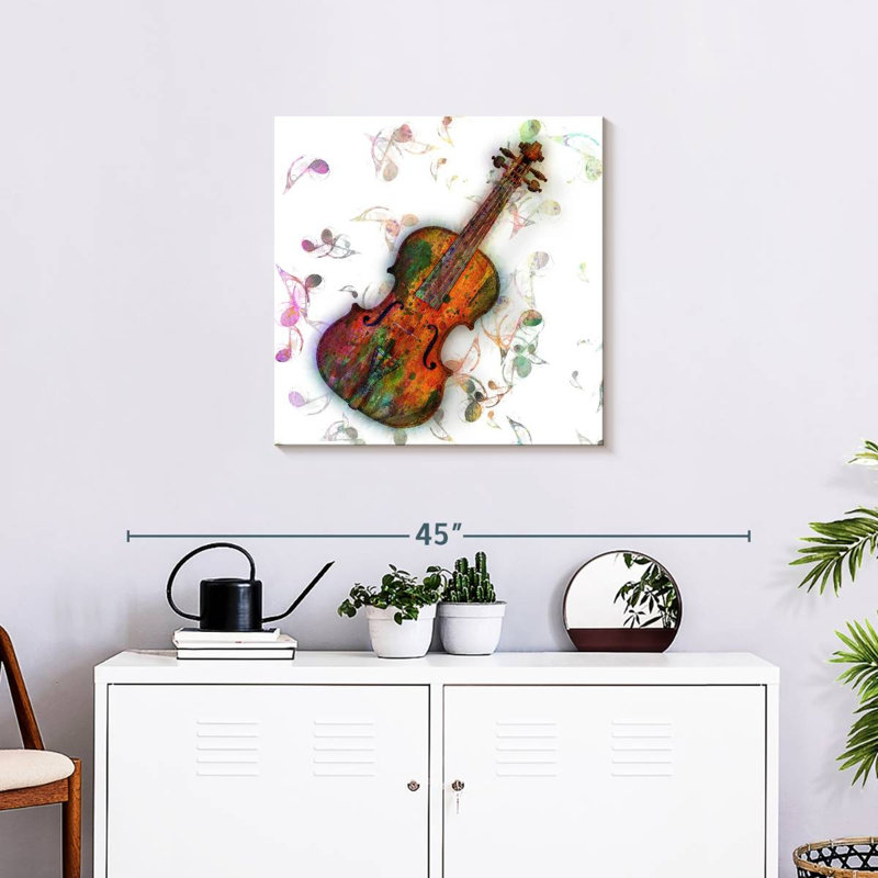 Violin Lessons, 24" H x 24" W