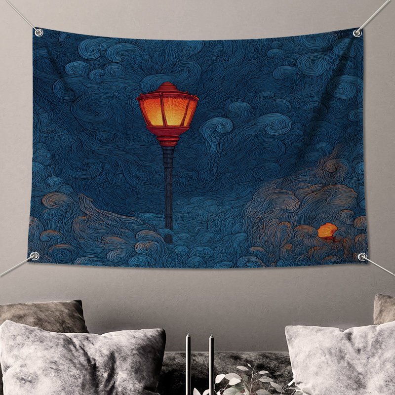 Tapisserie murale «Streetlight», H 104 po x 88 avec 4 œillets