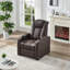 Fauteuil de cinéma en cuir Wrought Studio ™-620095669