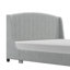 Lit plateforme à oreilles tapissier Aubreana, gris-1375630432