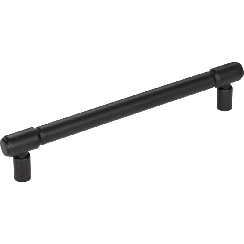 Clarence Bar pull, Flat Black, 6 5/16" Center to Center