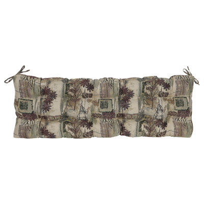 Tufted Tapestry Bench Cushion