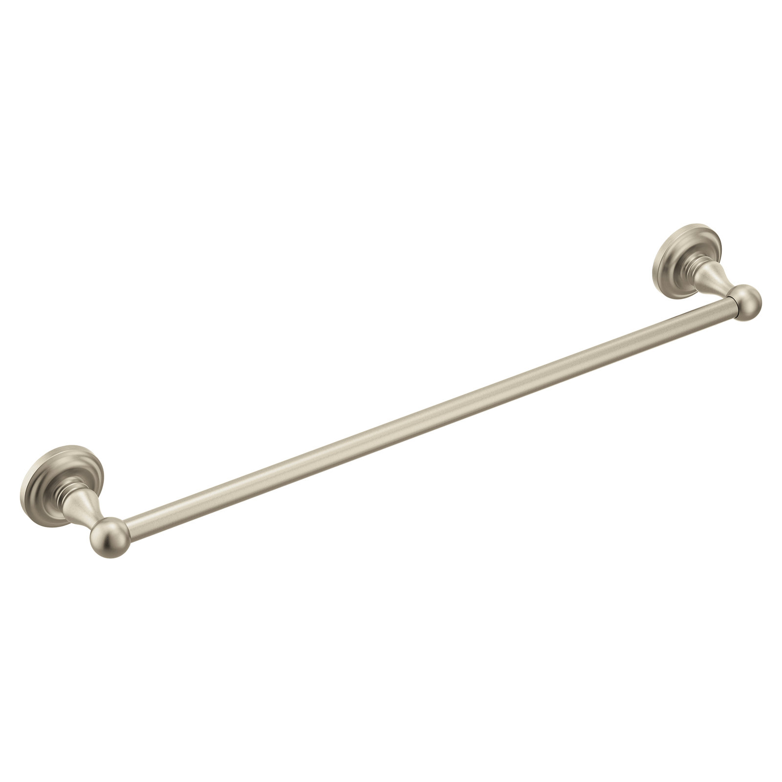 Madison 24" Wall Mounted Towel Bar, Brushed Nickel