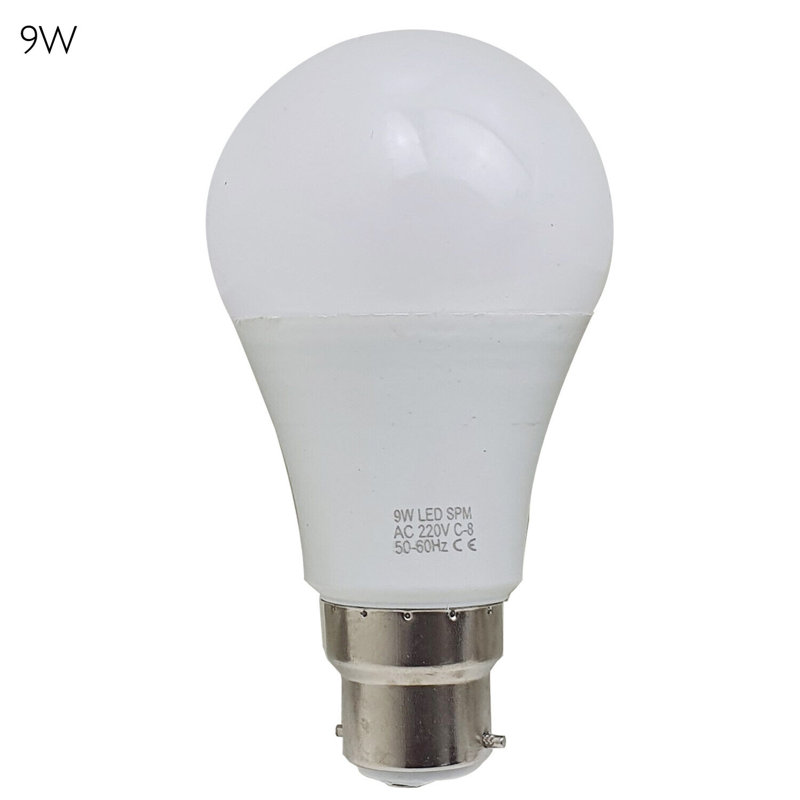 BA22d LED Vintage Edison Globe Light Bulb, 9W