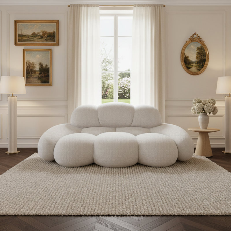Lazy Sofa, White
