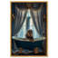 «Elegant Lion Bath Canvas» par Notoriart-105308786-105308854