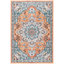 Yedidalga Oriental Orange/Teal Area Rug-89931141