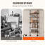 5 Piece Square Steel; Wood Floating Shelf