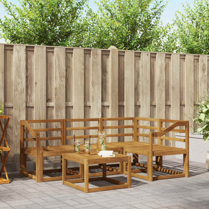 185.5cm Wide Patio Sectional Set