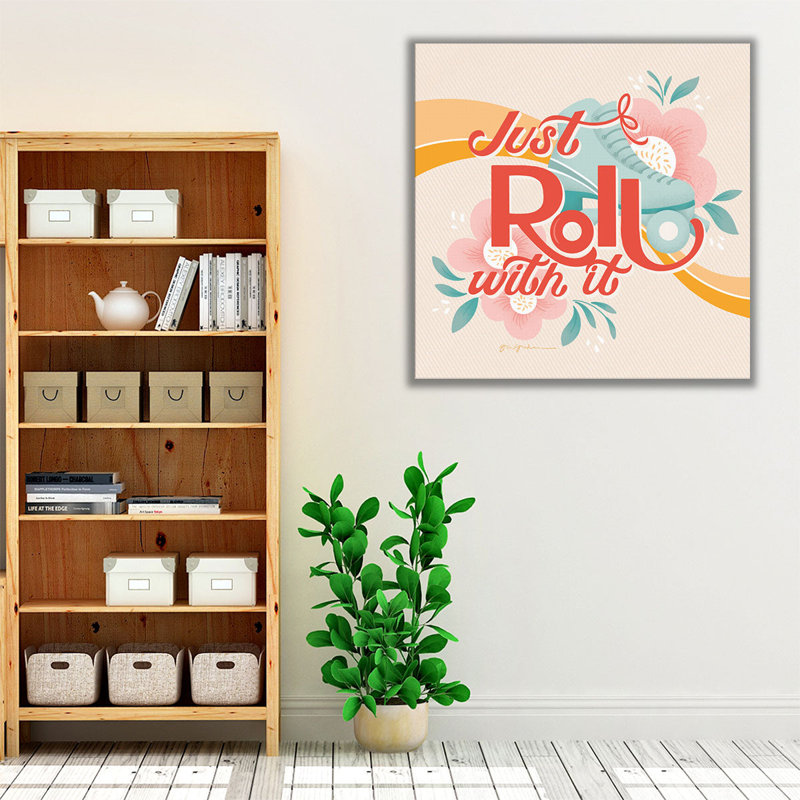 «Roll With It I», reproduction d'art sur toile, H 40 po x l 40 po