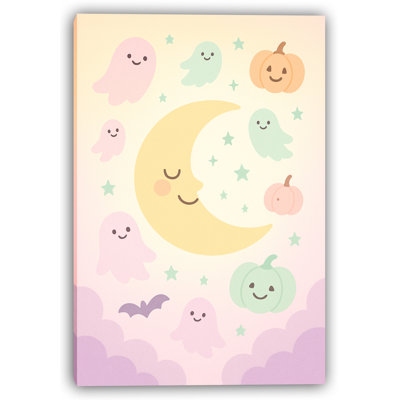 «Moonlit Ghost Parade», art mural sur toile tendue
