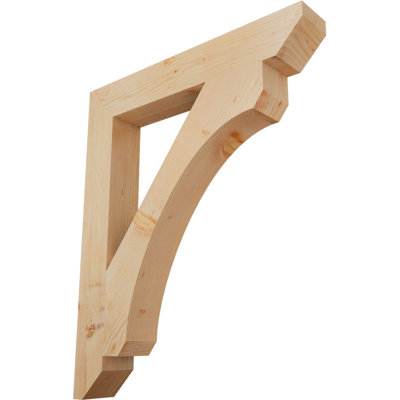 Support en bois / corbeau H 5,5 po x l 40 po BKTLEC06