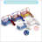 Twin Loft Bed With Slide And Curtain Set-1259651178