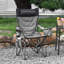 Chaise de camping pliante surdimensionnée avec dossier haut et coussin, chaise d'extérieur robuste pour adultes, capacité de 500 lb, paquet de 2