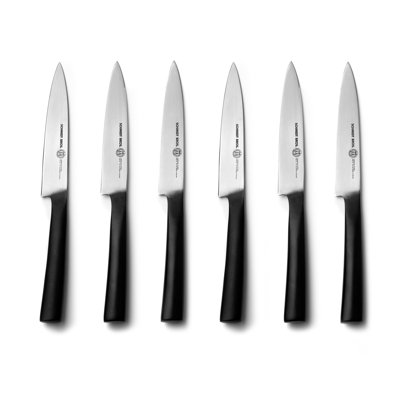 Schmidt Brothers™ Cutlery Carbon 6, 6-Piece Steak Knife Set