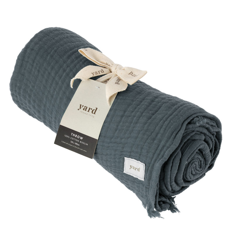 Lark Knitted Throw Blanket, Dusk