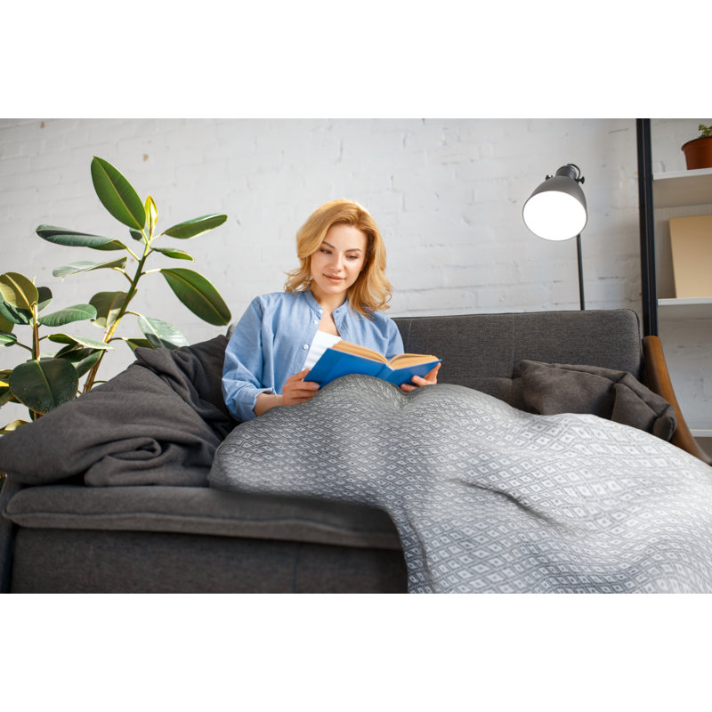 Mettler Throw Blanket, W127 x L152cm, Silver