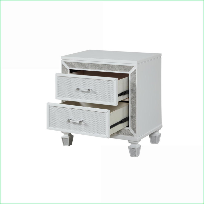 Table de chevet 2 tiroirs Modern Modern